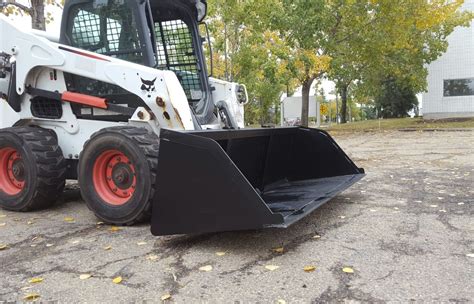 snow bucket for skid steer for sale|mulch bucket for skid steer.